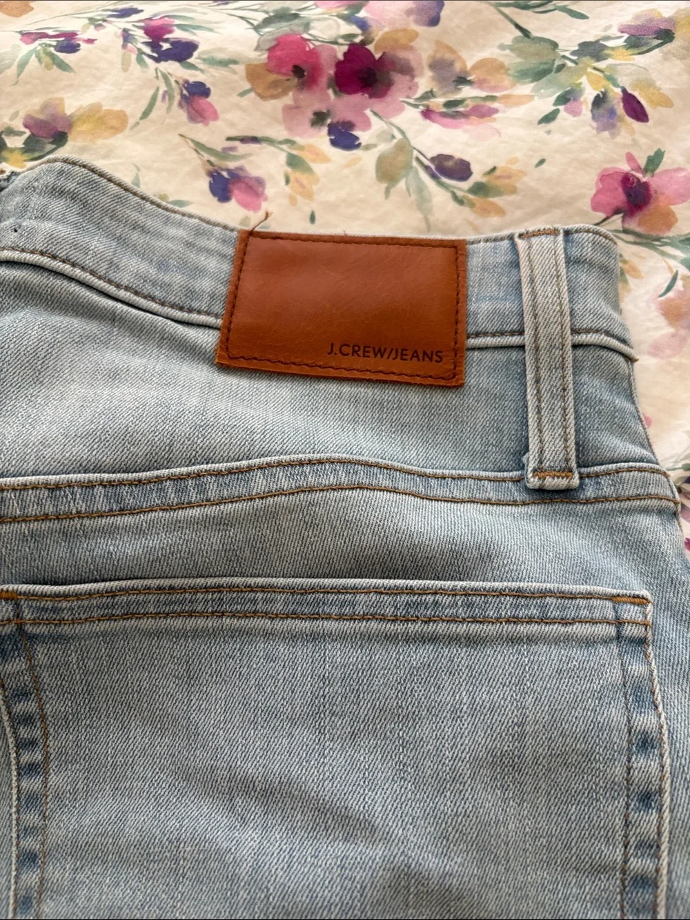 J. Crew Jeans Light Blue Flared Cotton Jeans Sustainable Jeans Size 30